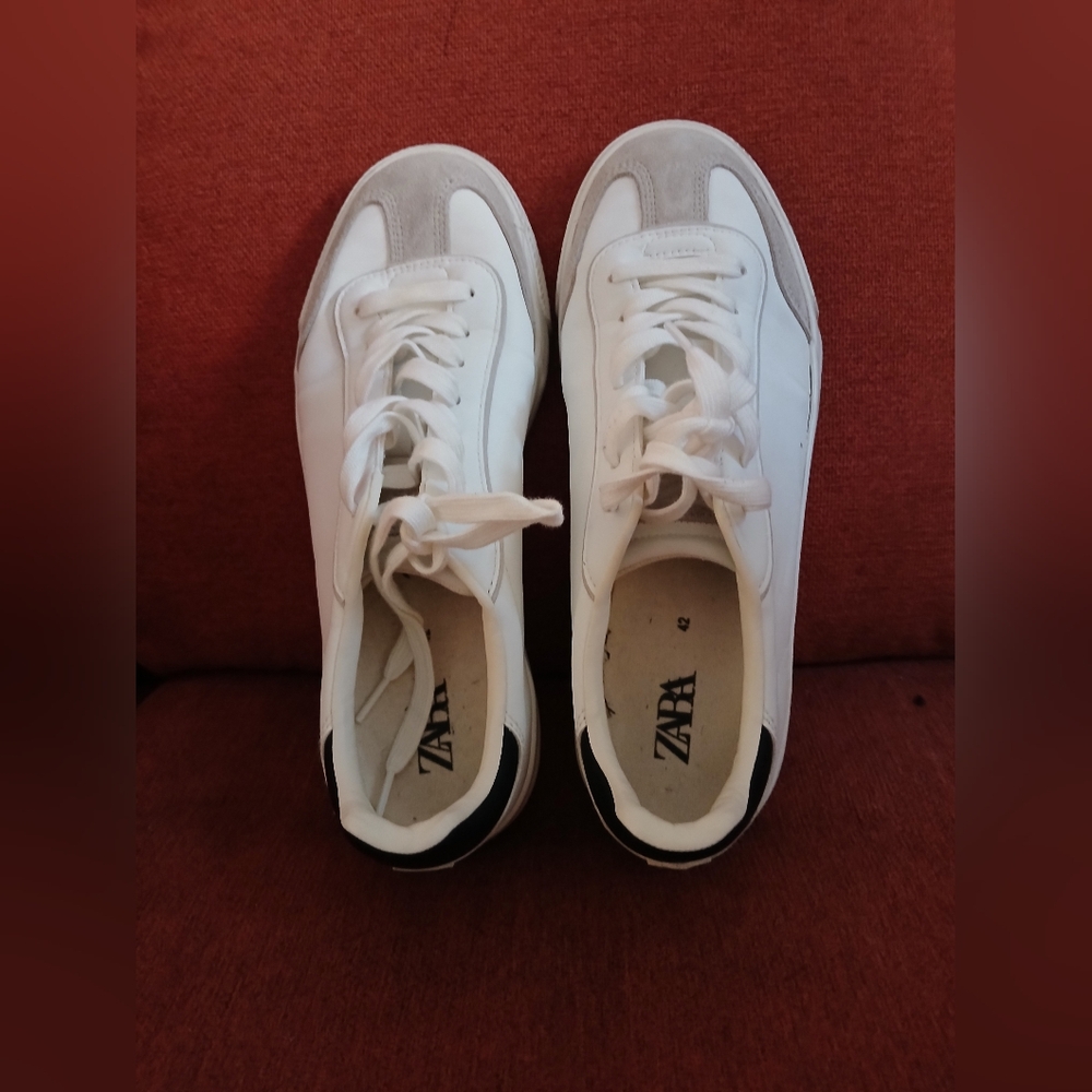 Zara White and Gray Sneakers - Picture 5 of 7